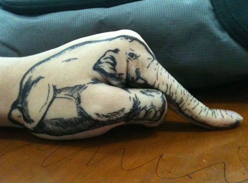 elephant tattoo. Elephant Tattoo