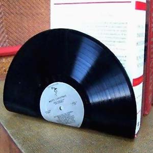 DIY Record Bookends