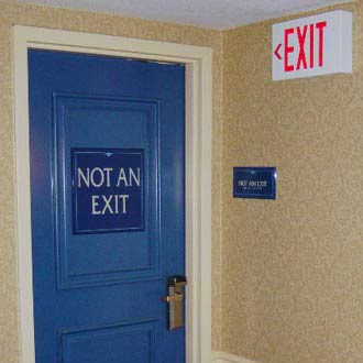 No Exit Sign