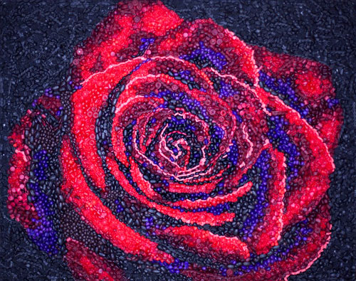 Candy Rose Mosaic
