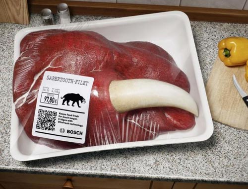 Packaged Dinosaur Meat