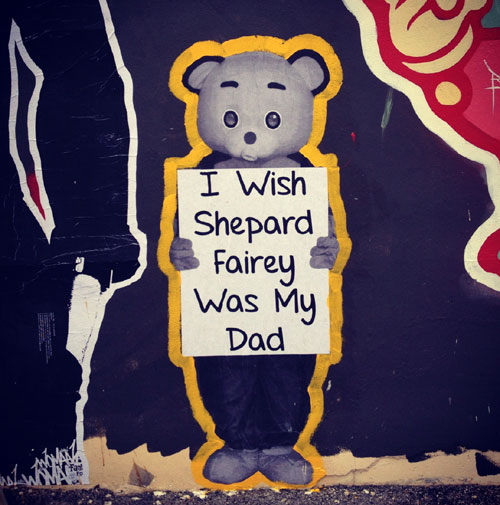 Crummy Gummy Street Art | I Wish Shepard Fairy Was My Dad