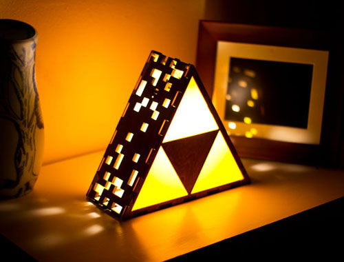 Legend of Zelda Triforce Lamp