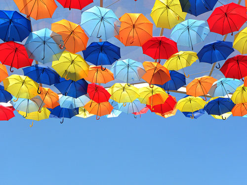 Umbrella Sky Project In Portugal