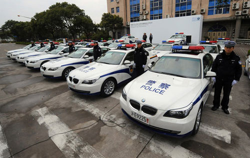 Shanghai BMW Police Cars