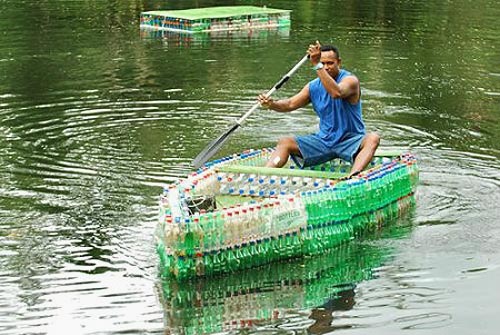 Plastic Bottle Boat