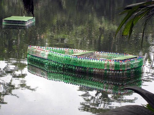 Plastic Bottle Raft