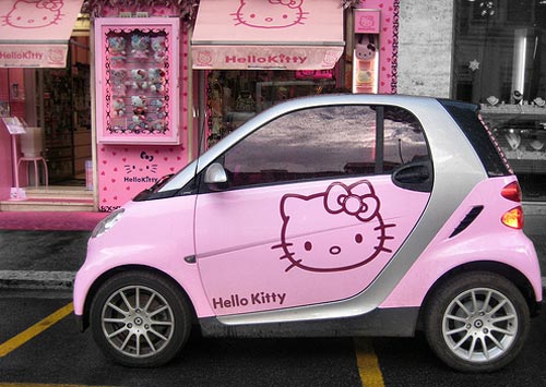 Hello Kitty Smart Car