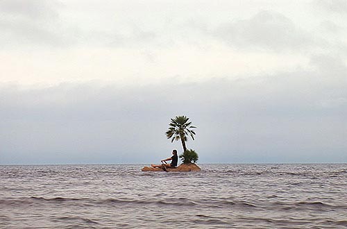 Deserted Island Raft