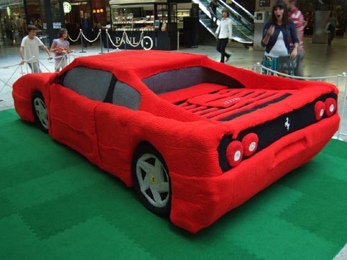 Full-Size Knit Ferrari