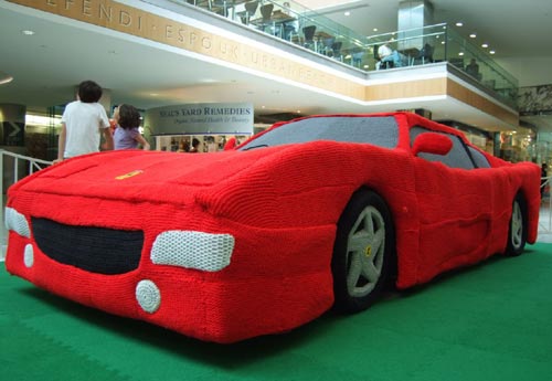 Full-Size Knit Ferrari