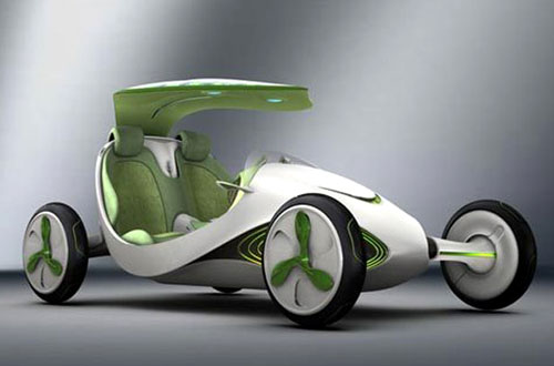 Solar Powered Leaf Concept Car