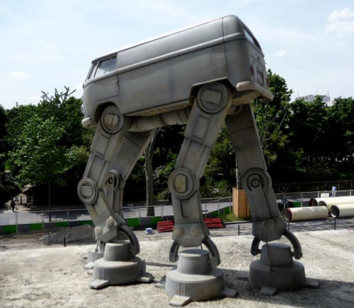 Star Wars AT-AT Volkswagen Van Sculpture