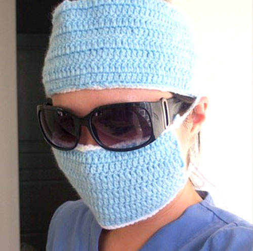 Crochet Surgical Mask