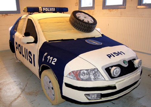 Finish Police Car Cozy