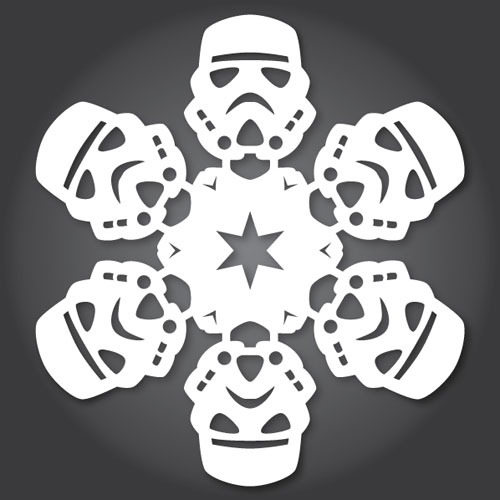 Stormtrooper Snowflake Design