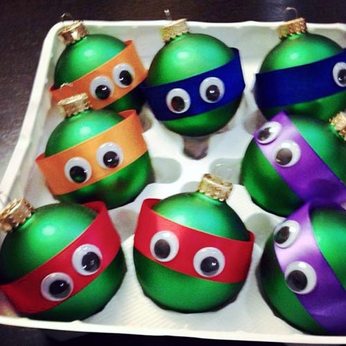 Ninja Turtle Christmas Tree Ornaments