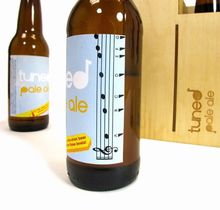 Musical Notes Beer Label