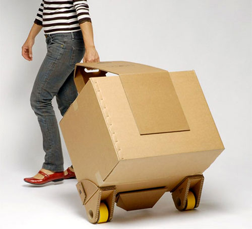 Moving Box With Wheels