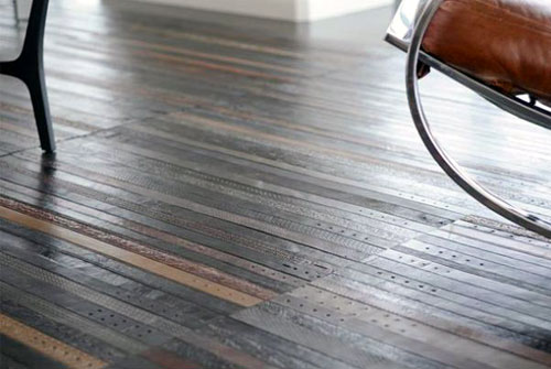 Flooring Made With Belts