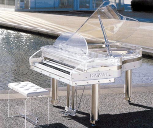 See Through Glass Piano