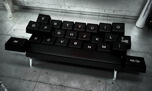 QWERTY Keyboard Daybed Sofa Design
