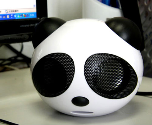 Panda Head Shaped Speakers
