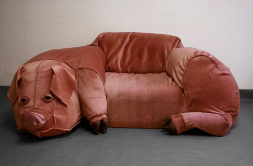 Pig Couch Sculpture