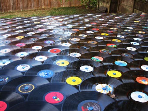 Vinyl Record Shingles