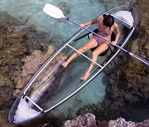 Clear Bottom Kayak Canoe