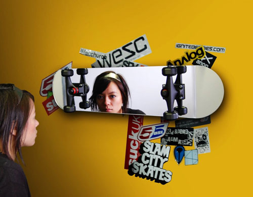 Skateboard Mirror