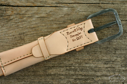 Leather Belt With A Hidden Compartment