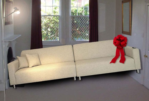 Couch That Is Too Large For The Room