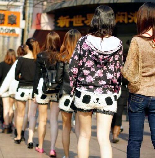Panda Face Shorts » Funny, Bizarre, Amazing Pictures & Videos