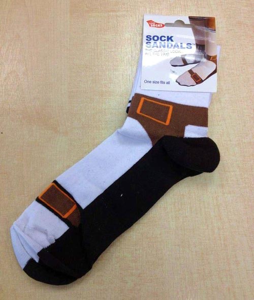 Printed Sandal Socks