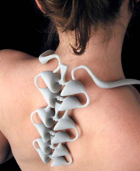 Vertebrae Back Necklace