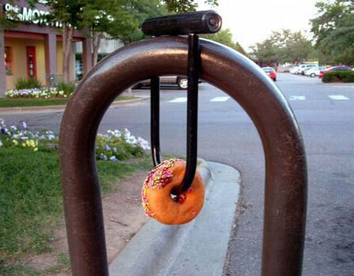 Donut Bike Lock