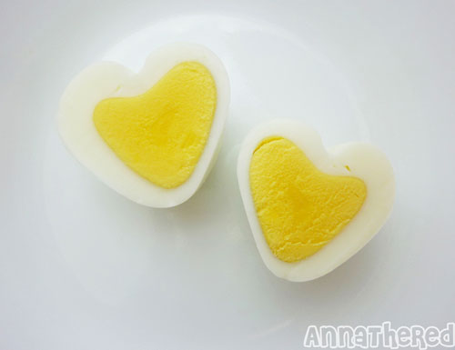 Heart Shaped Eggs