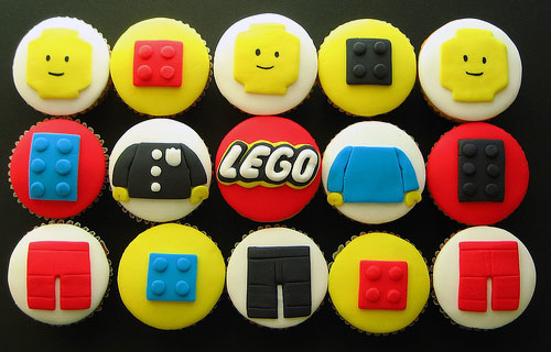 Lego Man Cupcakes