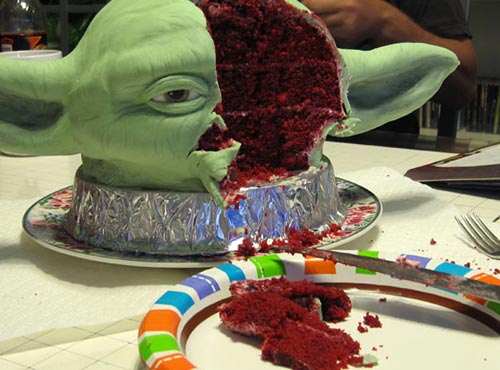 Yoda Head Cake