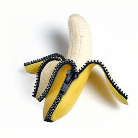 Zipper Banana Peel