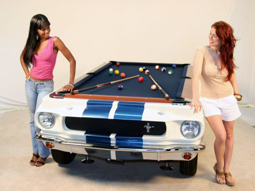 Chopped GT 350 Shelby Mustang Pool Table