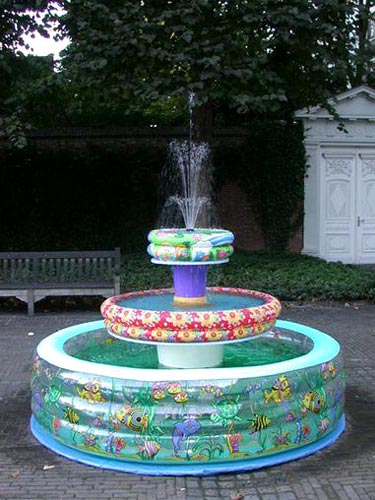 Kiddie Pool Fountain
