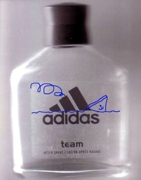 Titanic Drawn Adidas After Shave