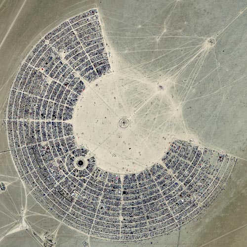 Burning Man Aerial Photo