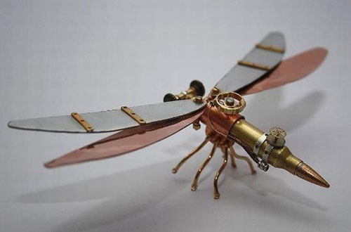 Dragonfly Bullet Sculpture