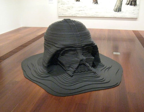 Melting Darth Vader Sculpture