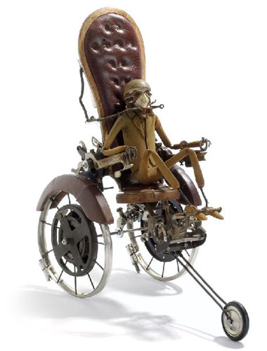 Steampunk Wheelchair Figurines