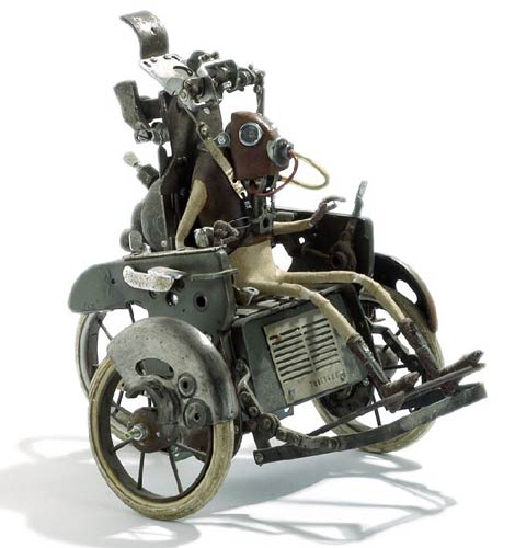 Steampunk Wheelchair Sculpture