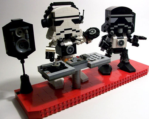 Lego Stormtrooper DJs